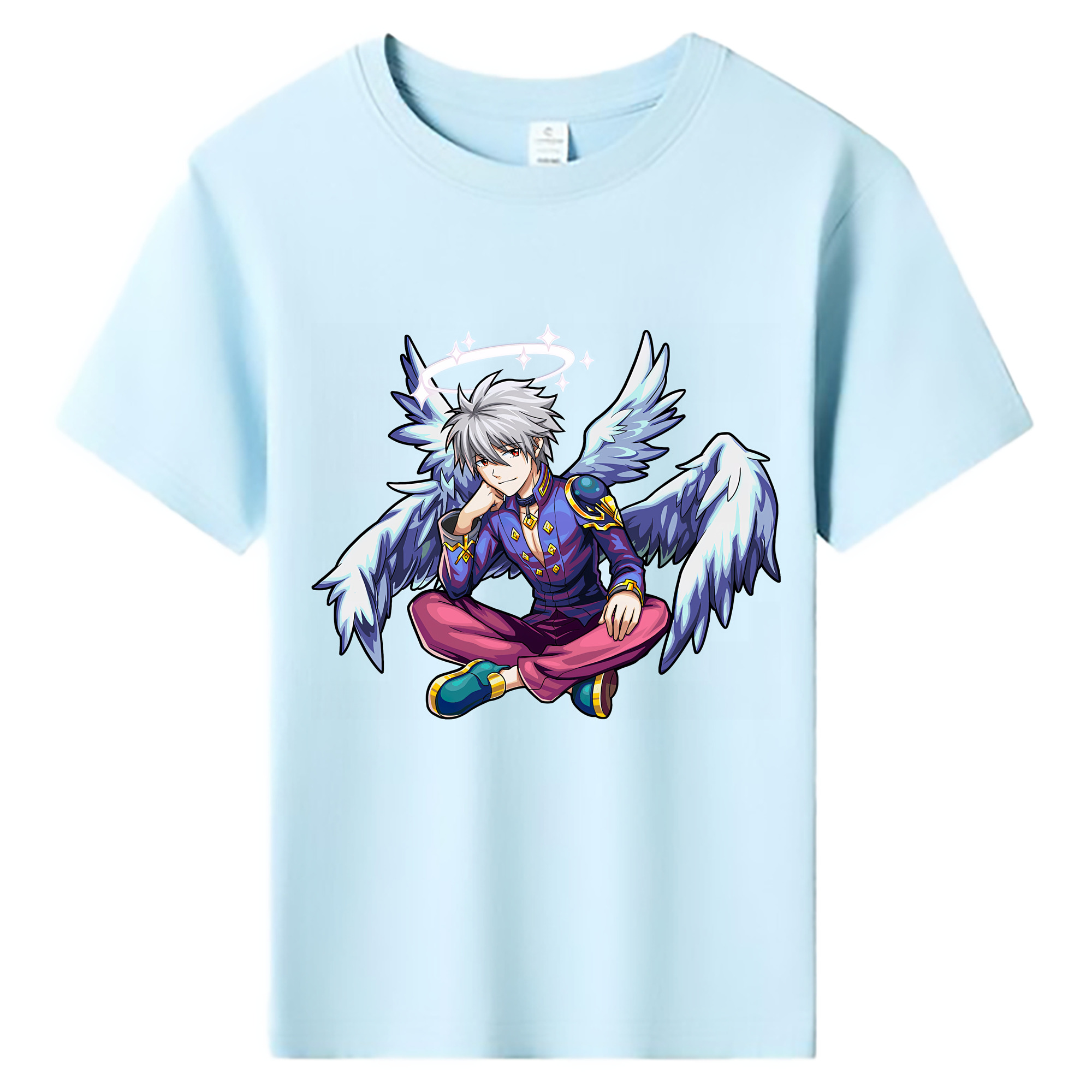 （画像用） EVA 新世紀エヴァンゲリオン 綿100％キッズTシャツ（フロントプリント）